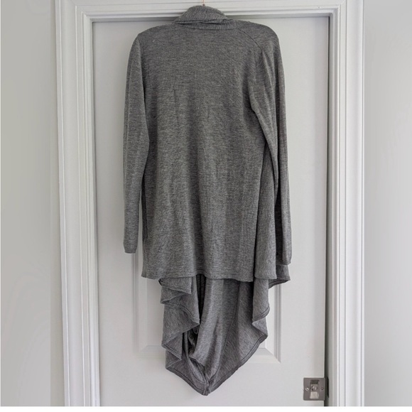 Alice + Olivia base cowl neck sweater cardigan wrap - Picture 3 of 5